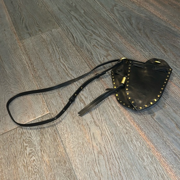 Black and gold Isabel Marant crossbody bag - Picture 1 of 3